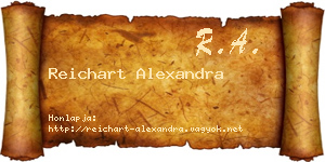 Reichart Alexandra névjegykártya