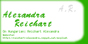 alexandra reichart business card